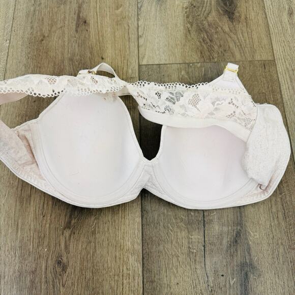 Soma Embraceable Racerback Beige T Shirt Bra Women’s Size 34DD - Picture 3 of 5